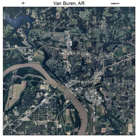 Aerial Photography Map of Van Buren, AR Arkansas