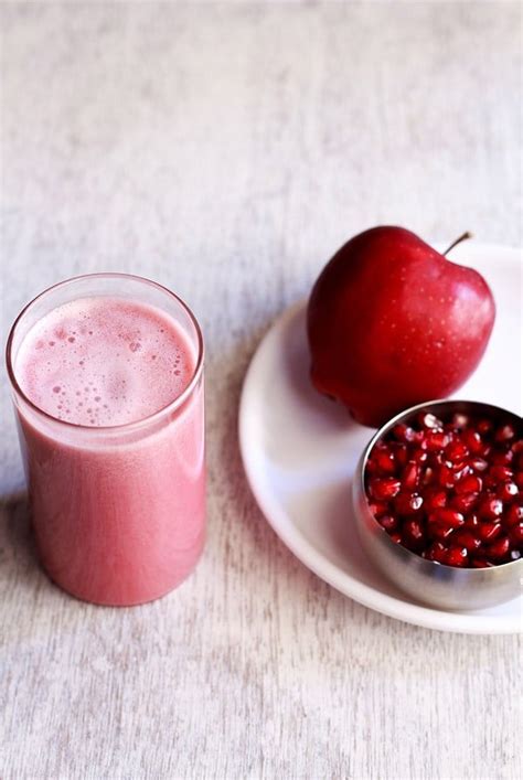 apple pomegranate juice recipe | pomegranate apple juice recipe