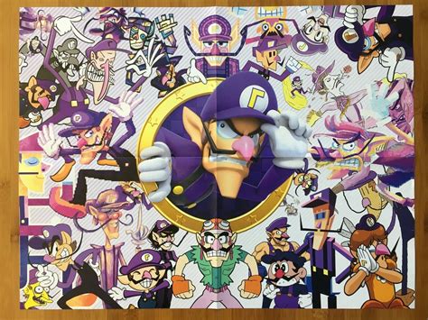 Officially Licensed Waluigi / Super Mario Party Nintendo Switch Poster ...