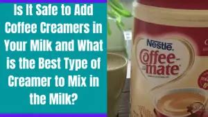 Can You Put Coffee Creamer in Milk? - Know Which Type of Coffee Creamer ...