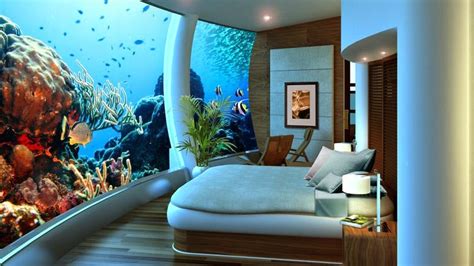 An underwater hotel in Fiji