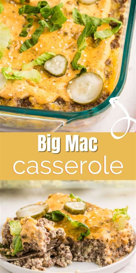 Delicious Big Mac Casserole Recipe