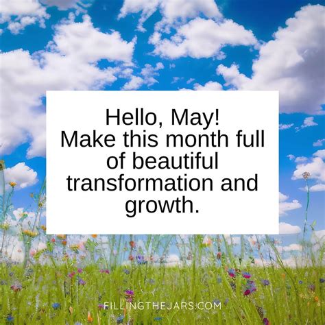 28 Perfect Hello May Quotes And Sayings To Greet The Month | Filling the Jars