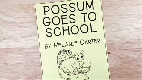 Possum Goes to School by Melanie Carter - Book Study by Galarious Goods