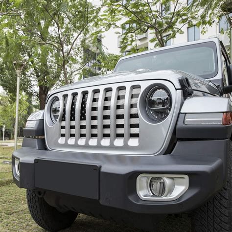 Front Mesh Grille Insert for Jeep Wrangler JL & JT | Jeep wrangler ...