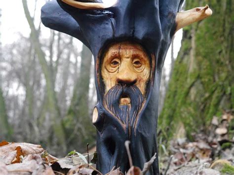 Hand carved Candlestick Spirit of the Wood | Filip Valach Woodworking