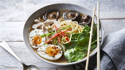 Chicken, miso and mushroom ramen | Recipe Cart