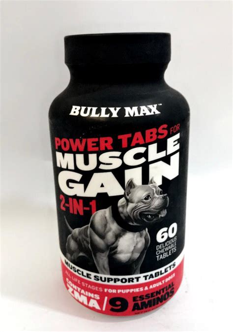 Bully max 2 in 1 muscle gain tablets - Pawsmart.ng