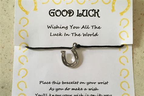 Good Luck Horseshoe All the Luck in the World Quote | Etsy