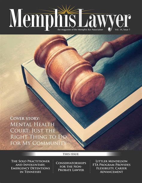 Memphis Lawyer Volume 34 Issue 1 by Memphis Bar Association - Issuu