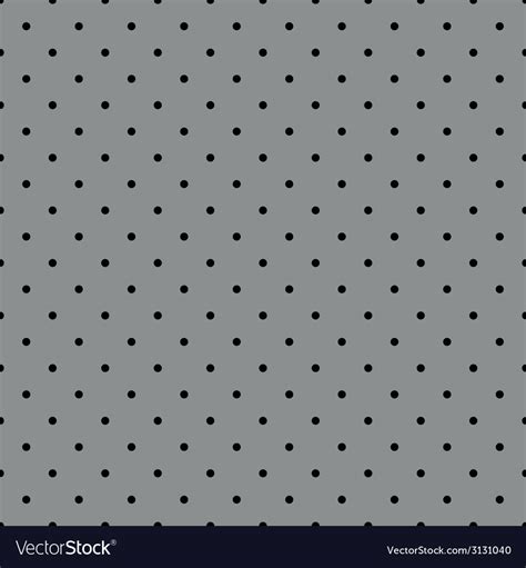 Tile pattern with black polka dots grey background