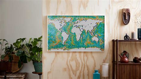 LEGO Art World Map Joins LEGO Art Collection, Has A Mind-boggling 11,695 Pieces!