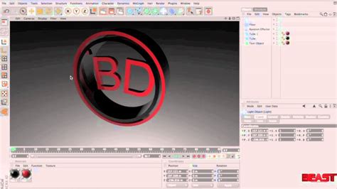 Cinema 4d Logo Animation Tutorial HD - YouTube