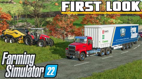 Farming Simulator 22 | FIRST LOOK GAMEPLAY! - YouTube