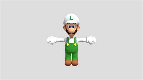 Wii - Super Mario Galaxy - Fire Luigi - Download Free 3D model by DokigerElRojito [ed19f21 ...