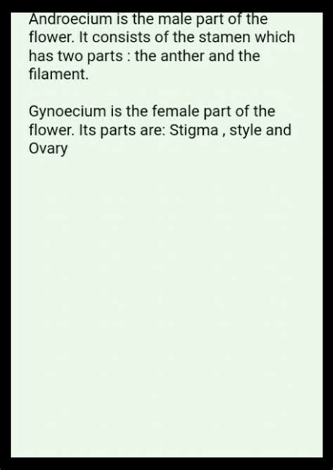 What is the difference between androecium and gynoecium - Science ...