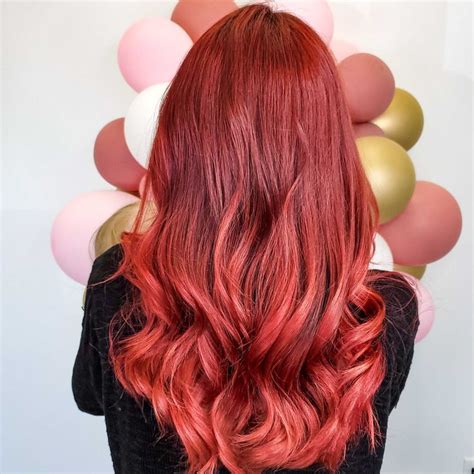 cherry red hair | Cherry red hair, Hair designs, Red hair color