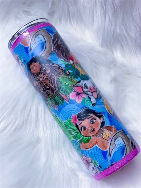 Custom Tumbler Moana Tumbler Gift for women Disney | Etsy