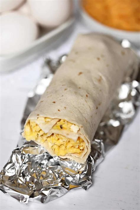 Egg and Cheese Burrito - My Mini Chefs