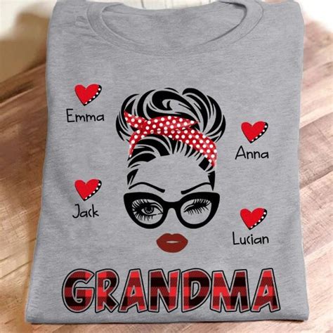 Best Grandma Ever t-shirt Grandma Heart Shirt Happy | Etsy