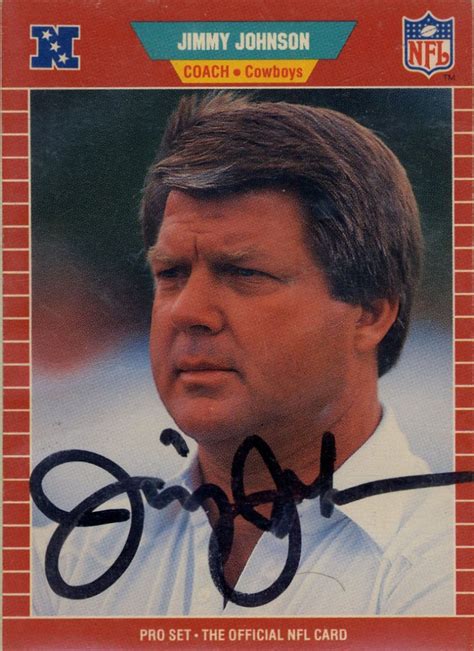 jimmy johnson | The Football Autograph Encyclopedia