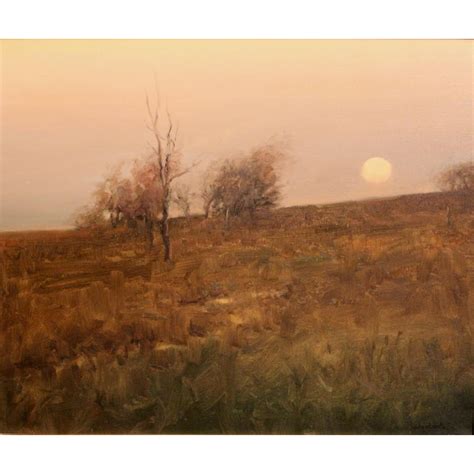 Dennis Sheehan Tonalist Landscape Oil Painting - Sunset | Fine art ...