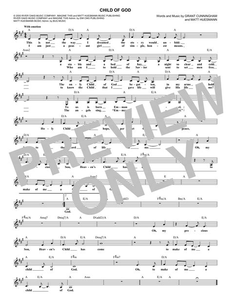 Child Of God by Amy Grant Sheet Music for Lead Sheet / Fake Book at Sheet Music Direct