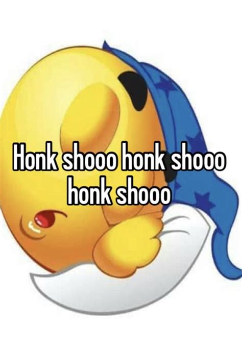 Honk shoo honk shoo honk shoo 💤💤💤💤 | Sleep meme funny, Im going to ...