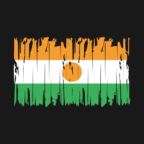 Niger Flag Brush Vector Illustration 20166367 Vector Art at Vecteezy