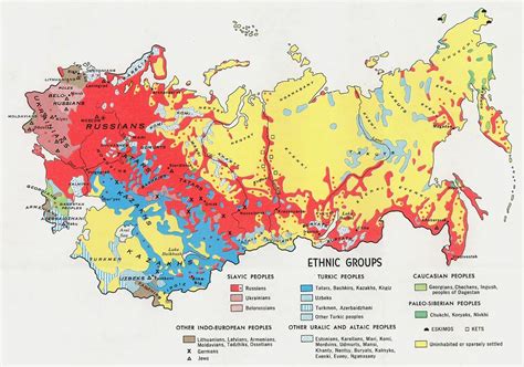 Religious map of Russia - Russia religion map (Eastern Europe - Europe)