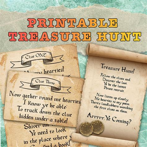 Pirate Treasure Hunt in 2021 | Treasure hunt clues, Kids treasure hunt clues, Scavenger hunt clues