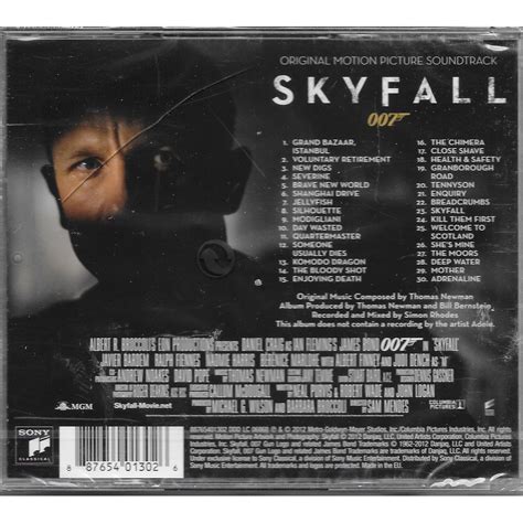 James bond 007 : skyfall by Thomas Newman, CD with louviers - Ref:118349940