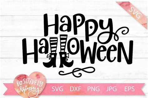 Happy Halloween SVG DXF PNG EPS Halloween Sign SVG Design (335504) | SVGs | Design Bundles in ...