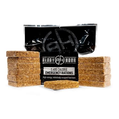 Emergency Ration Bars 2400 Calories / Package from Ready Hour ...