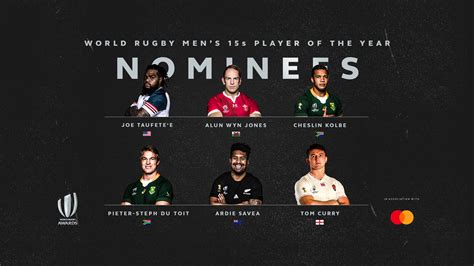 Nominees for World Rugby Players of the Year announced - Rugby World ...