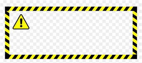 Warning Borders Clip Art, HD Png Download - vhv