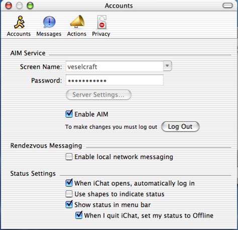 iChat on Mac OS X 10.2 - Messenger Software - MessengerGeek