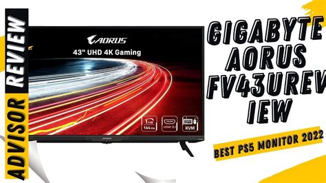 Gigabyte AORUS FV43U Full review 2024 - Best PS5 Monitor 2024 - YouTube