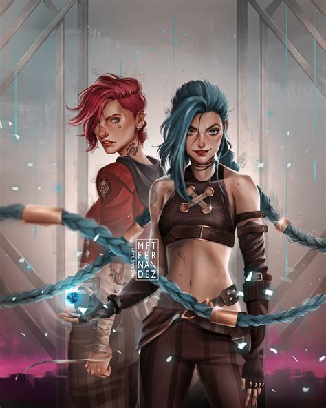 ArtStation - Jinx & Vi | Arcane