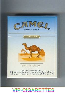 In Stock Camel Lights Smooth Flavour cigarettes hard box Online