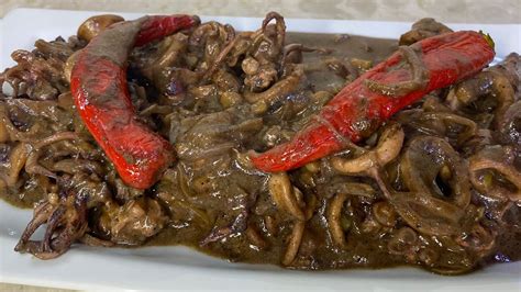 ADOBONG PUSIT SA GATA // SQUID ADOBO WITH COCONUT MILK - YouTube