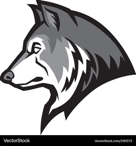 Wolf mascot Royalty Free Vector Image - VectorStock