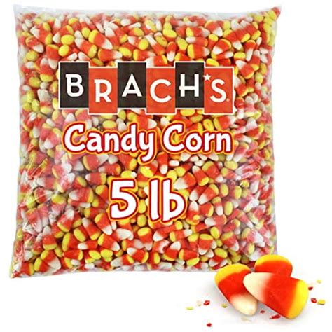 Brach's Candy Corn, Classic Halloween Candy, Bulk Packaging, 5 Pounds ...