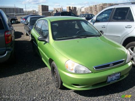 2002 Forest Green Kia Rio Cinco Hatchback #47584153 | GTCarLot.com - Car Color Galleries