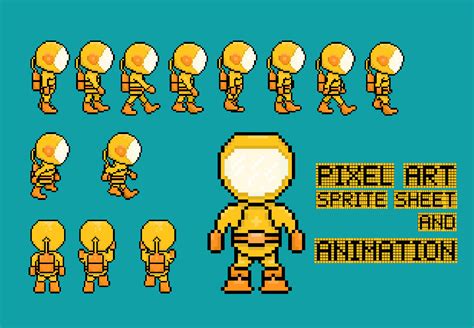 Pixel Art Character Sprite Sheet | asoundsunlimited.com