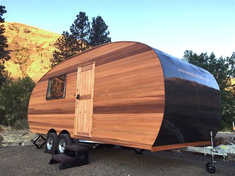 Solar-powered wooden trailer is like a tiny home for your campsite - Curbed