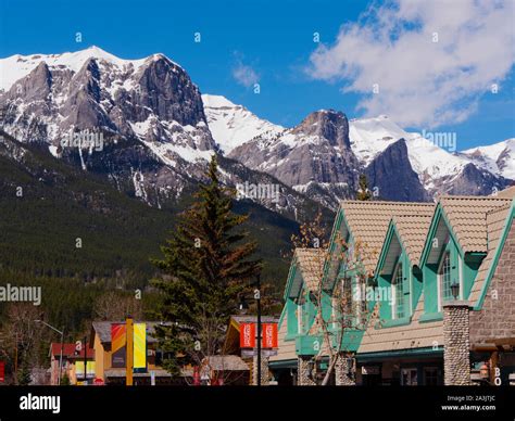 Downtown Canmore, Alberta Stock Photo - Alamy