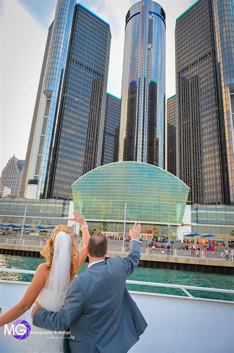 A unique wedding venue with the most perfect views of downtown Detroit ...