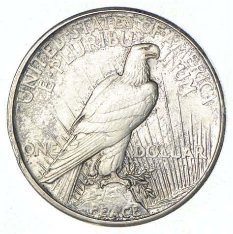 1921 Peace Silver Dollar - Near Uncirculated | Property Room