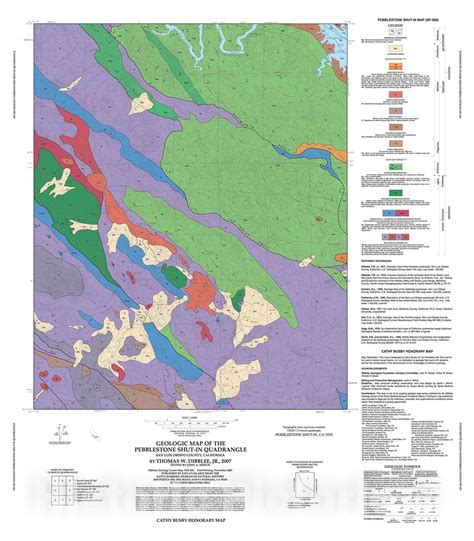 Map : Geologic map of the Pebblestone Shut-in quadrangle, San Luis Obispo County, California ...